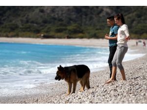 Fethiye'de deniz ve paraşüt keyfi