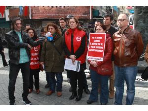 Beşiktaş'ta izinsiz yürüyüş