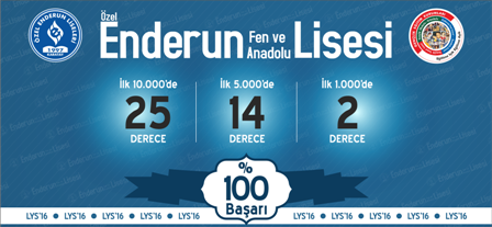 Özel Enderun Liselerinden YGS Başarısı