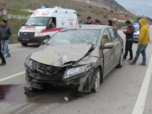 Tokat'ta trafik kazası: 3 yaralı