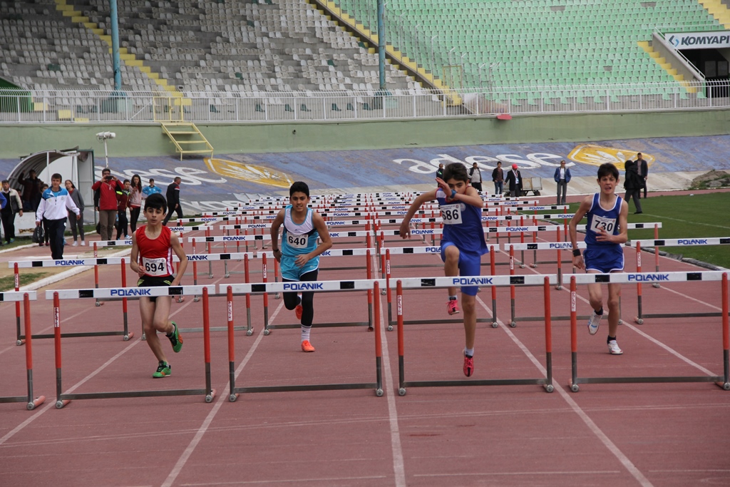 Atletler Konya’da yarıştı