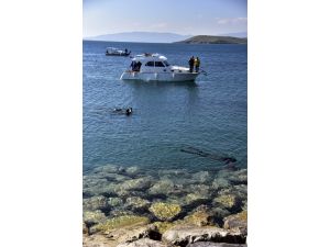 Bodrum'da dalgıçlar denizin dibini temizledi