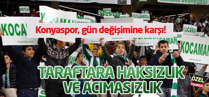 Konyaspor, gün değişimine karşı!