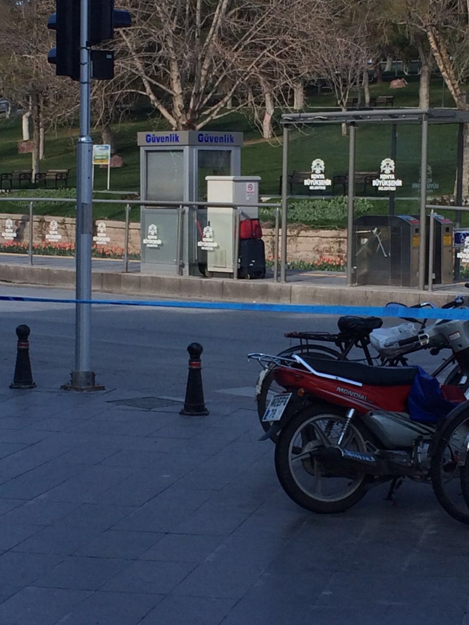 Konya'da bomba şüphesi paniğe neden oldu