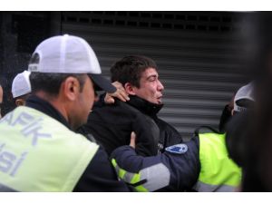 Düzce'de polisle tartışan kişi gözaltına alındı