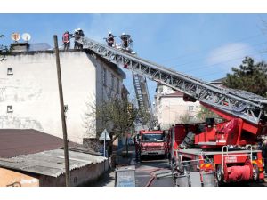 Ataşehir'de yangın