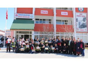 Engelliler temsili itfaiyeci oldu