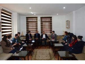 Öğrencilerden Belediye Başkanı Ayantaş'a ziyaret