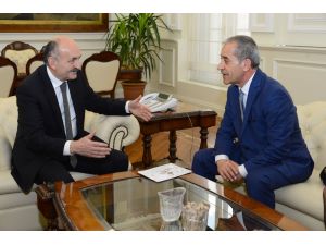 Bakan Müezzinoğlu'nun kabulü