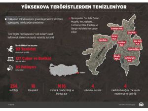 Yüksekova teröristlerden temizleniyor