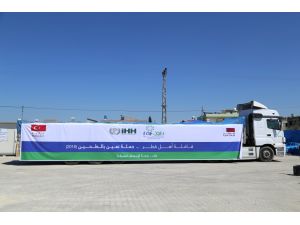 Suriye'ye 750 ton un yardımı