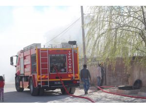 Konya'da ahırda çıkan yangında büyükbaş hayvanlar telef oldu