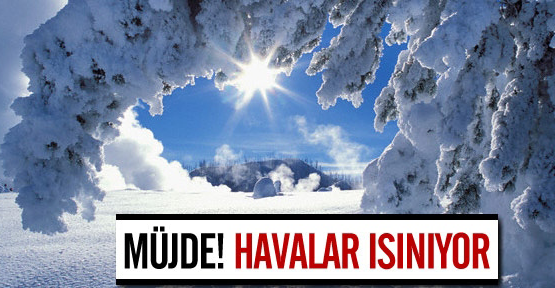 Havalar 7 derece ısınıyor