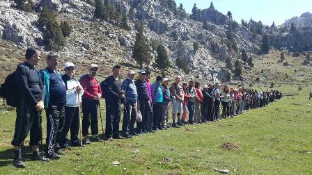 KONDAK üyesi dağcılar Kral Yolu'ndan yürüdü