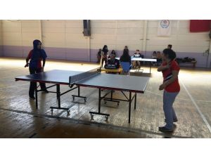 Çubuk’ta masa tenisi turnuvası düzenlendi