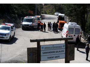 Düzce'de şelaleden düşen Suriyeli çocuğun kaybolması