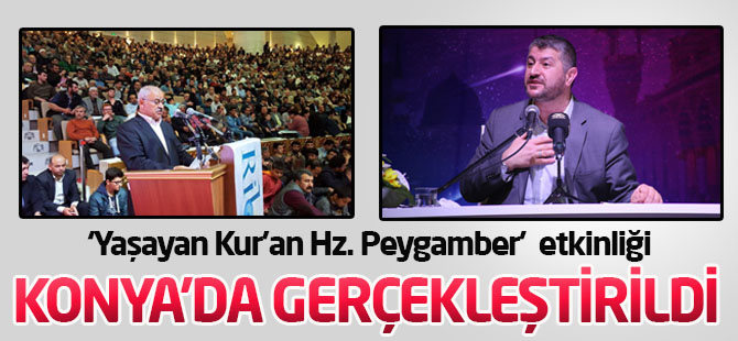 ‘Yaşayan Kur’an Hz. Peygamber’  etkinliği gerçekleştirildi
