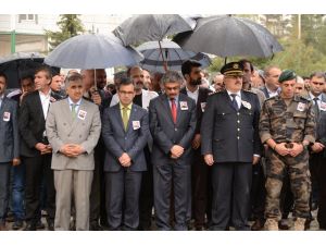 Mardin'de şehit Emniyet Amiri Sakarya için tören