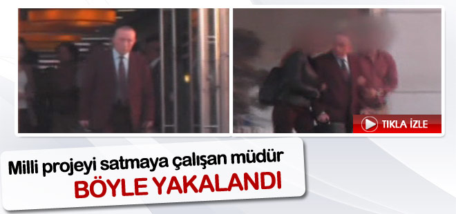 Silah fabrikası müdürüne yapılan operasyon böyle görüntülendi