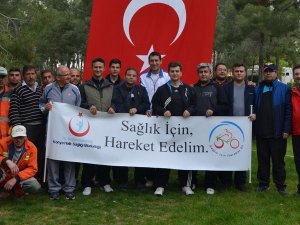 Sağlık için yürüdüler