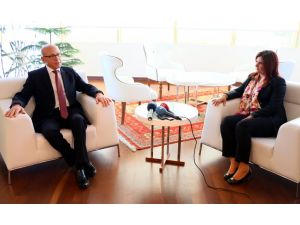 Eski KKTC Cumhurbaşkanı Talat Aydın'da: