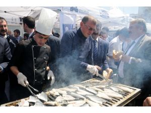 Denizsiz kent balıkla şenlendi