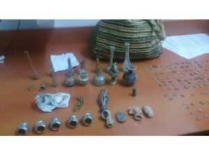 Suriye sınırında tarihi eser operasyonu