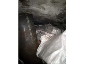 Çimento tankerinde sigara kaçakçılığı