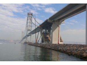 "İzmit Körfez Geçişi Köprüsü"nde sona doğru
