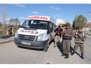 Kaymakam Özcan Jandarmanın yol kontrol uygulamalarını inceledi