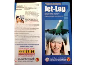 Sağlık Bakanlığından "jet-lag" broşürü