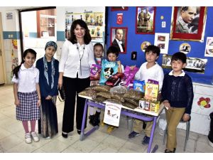 Kedi ve köpek maması getirip tiyatro izlediler