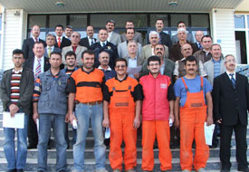 Doğalgaz döşeyeceklere sertifika