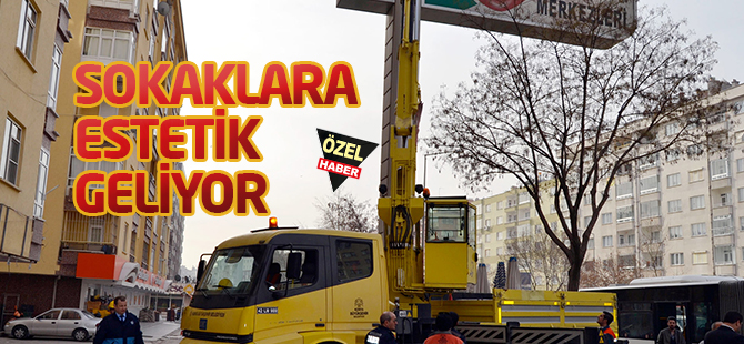 Sokaklara estetik geliyor