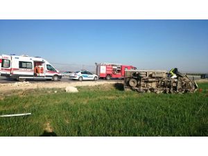 Karaman’da trafik kazası: 1 yaralı