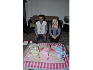 Aydın'da üçüz bebeklerin ailesi yardım eli bekliyor