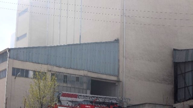 Konya'da Yem Fabrikasında Yangın