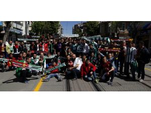 Eskişehir'de taraftarlar yürüdü