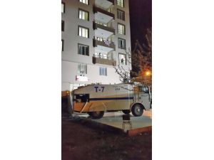 "TOMA", üniversite yurduna su taşıdı