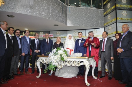 Mustafa Ödemiş oğlunu evlendirdi