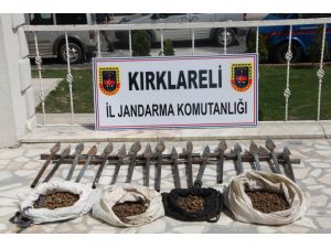 Salep bitkisi soğanı toplayan iki kişi yakalandı