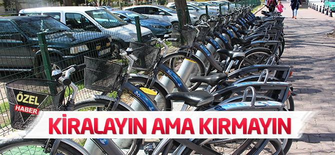 Şehir bisikletlerini Kiralıyoruz ‘kırmıyoruz!’