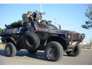 Suriye sınırına askeri sevkiyat