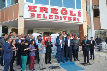 Ereğli’den kahramanlara sevgilerini gönderdiler