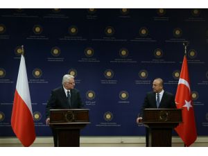 Çavuşoğlu-Waszczykowski ortak basın toplantısı