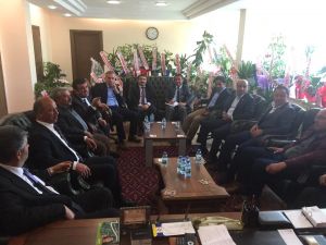 İl Genel Meclis Başkanı Dulkadiroğlu, ziraat odası başkanlarıyla görüştü