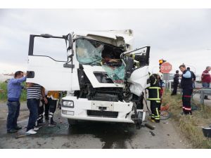 Tekirdağ'da trafik kazası: 1 yaralı