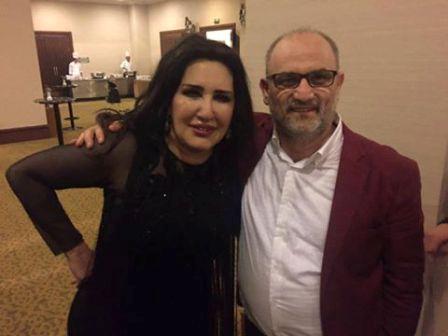 Mehmet Ali Başkan Nüket Hanımla birlikte