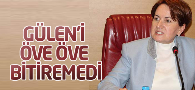 Gülen'i öve öve bitiremedi