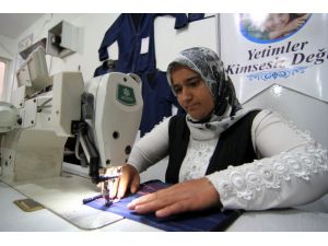 Yetim anneleri iş hayatına atılacak
